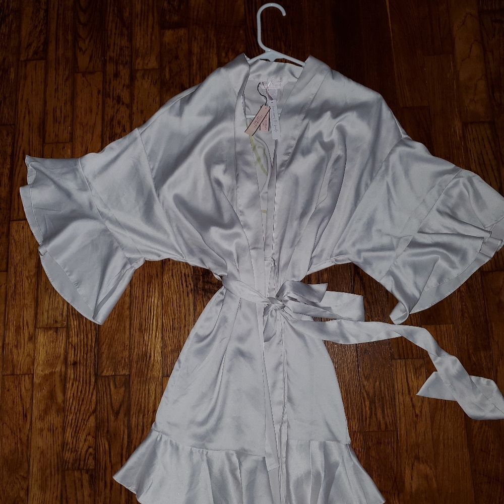 XS, champagne, bridal robe.